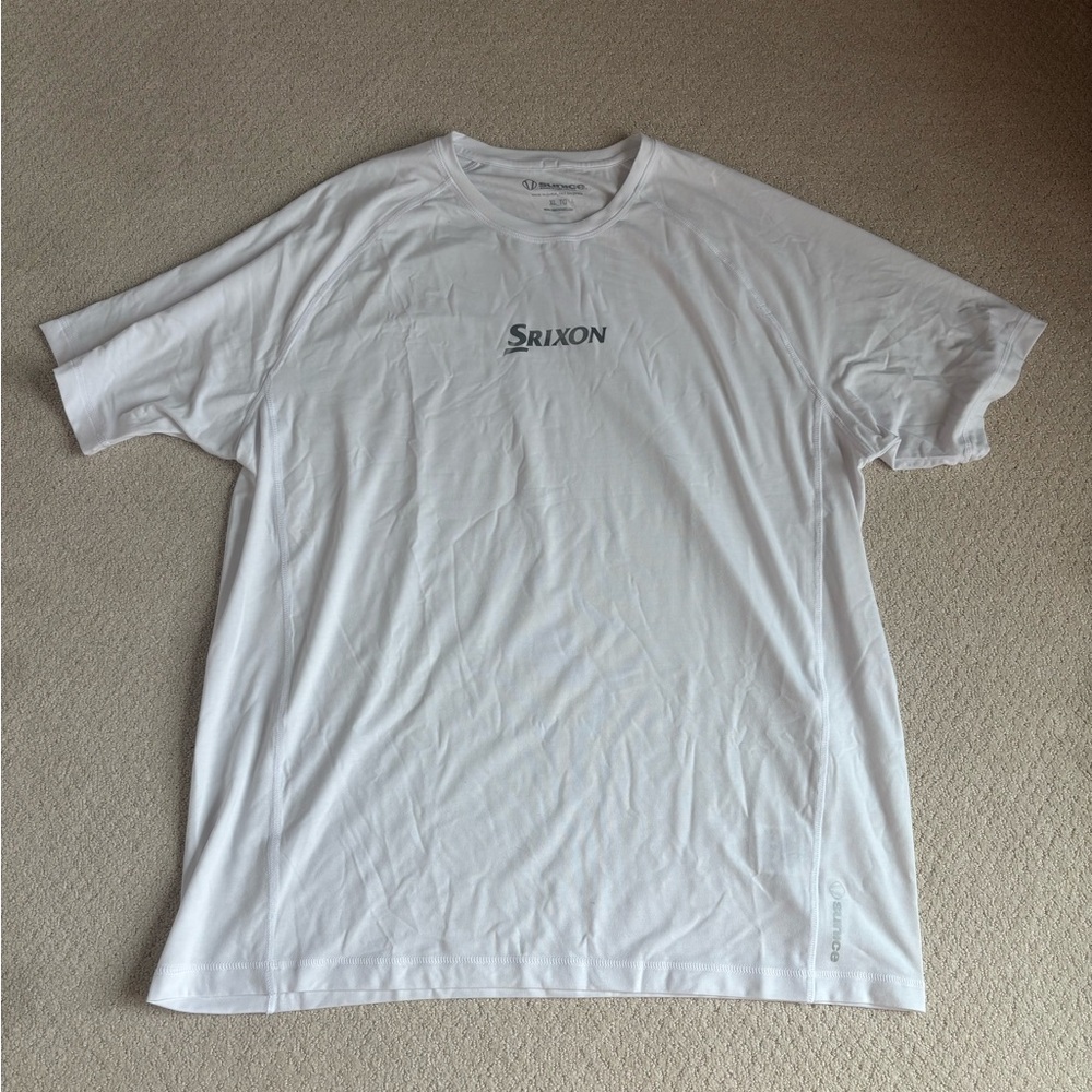 RIXO White Short Sleeve Tee Classic Cotton